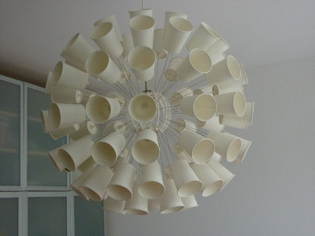 MASKROS paper cup lamp shade