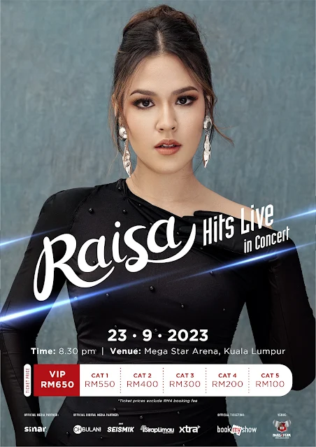 Raisa Hits Live In Concert Malaysia Di Mega Star Arena KL Pada 23 September Ini
