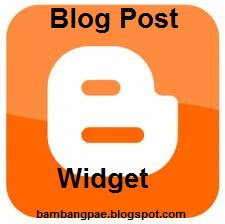 Blog Post Widget