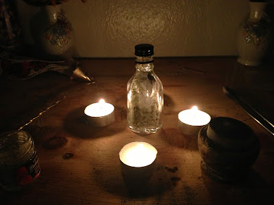 hoodoo cut and clear bottle spell