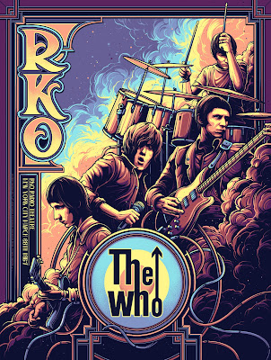 The Who New York City 1967 Screen Print by Dan Mumford x Collectionzz