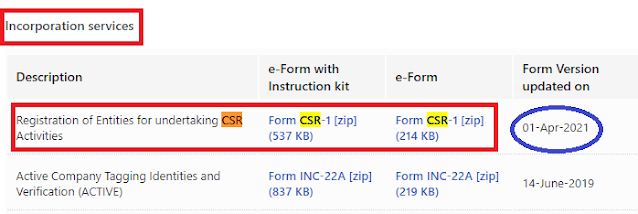 form-csr-1-on-mca-website-is-available-for-csr-registration-by-ngos