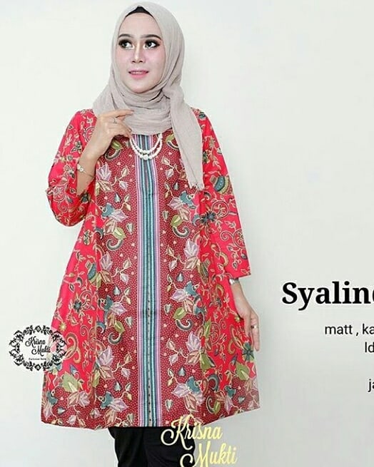 48 Model Baju  Batik Atasan  Wanita  Terbaru  2019  Model 