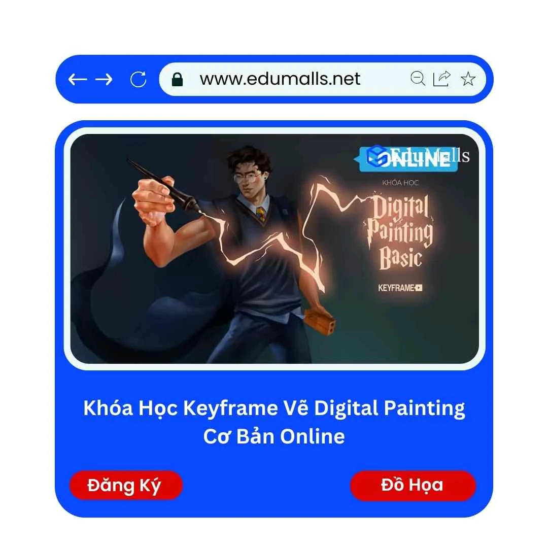 Khóa Học Keyframe Vẽ Digital Painting Cơ Bản Online | Học Rẻ Hơn Cùng EduMalls | Mã: 9239