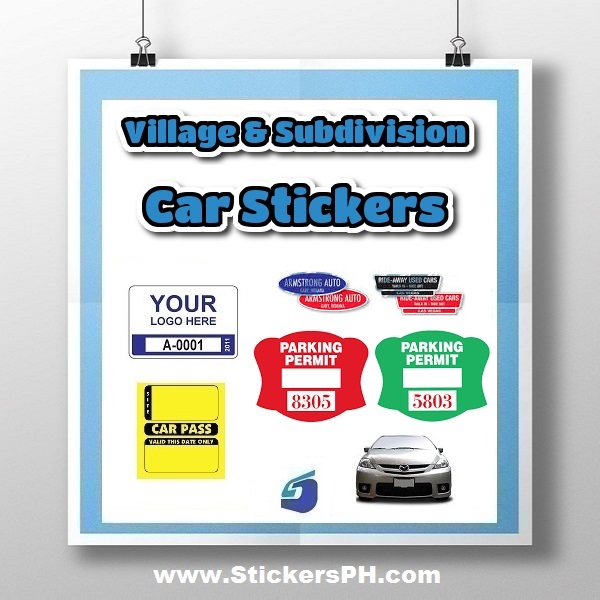 Village & Subdivision Car Stickers