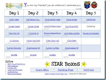 Raising Rock Stars Preschool Letter Yy 1 1 1 1