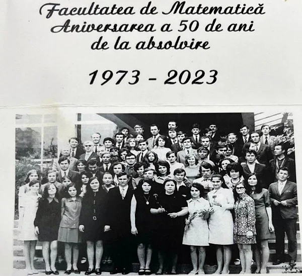 Promoția Matematică 1973 a Institutului Pedagogic de la Suceava a aniversat 50 de ani de la absolvire