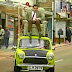 Mr.Bean -  Driving on roof of car