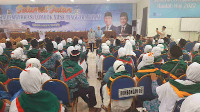 Bupati Beri Pembinaan di Hadapan 129 CJH Kabupaten Bima 