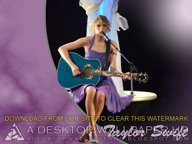 Taylor Swift On Stage Desktop Wallpaper HD