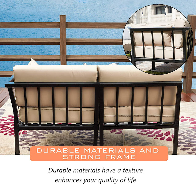 Outdoor Sectional Patio Loveseat Furniture