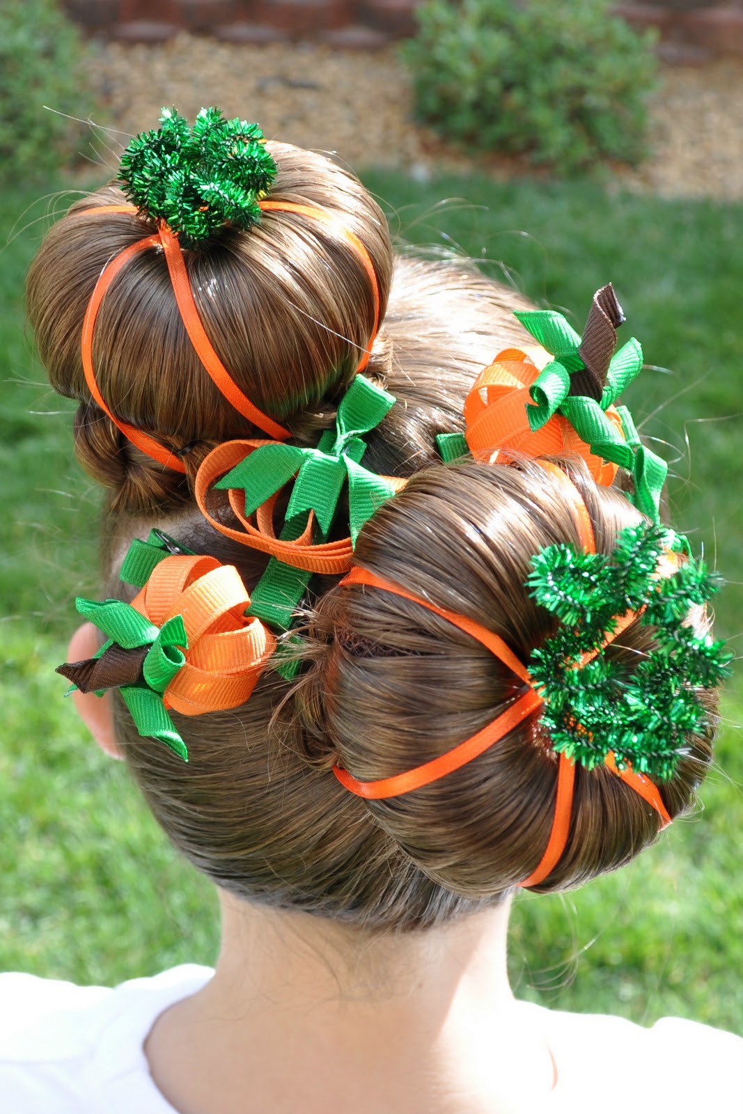 Princess Piggies Halloween  Hairdos Pumpkin Patch