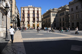 Plaça Sant Jaume in Barcelona