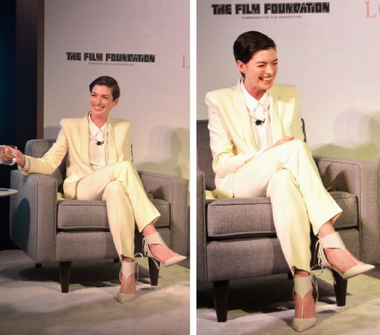 Anne Hathaway in Chloe for Conversation with Ang Lee