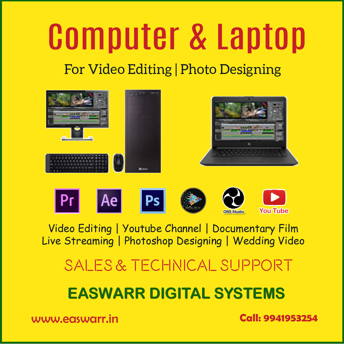 Video Editing Computer