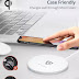 Wireless Charger with Fireproof ABS for iPhone 11/11Pro/11Pro Max/Xs/Xs MAX/XR/X/8/8+,Galaxy S20+/Note10/10+/S10/S10+/S10E/Note9/S9-White