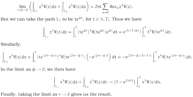 Complex Analysis: #19 Integrating Out From a Pole equation pic 3