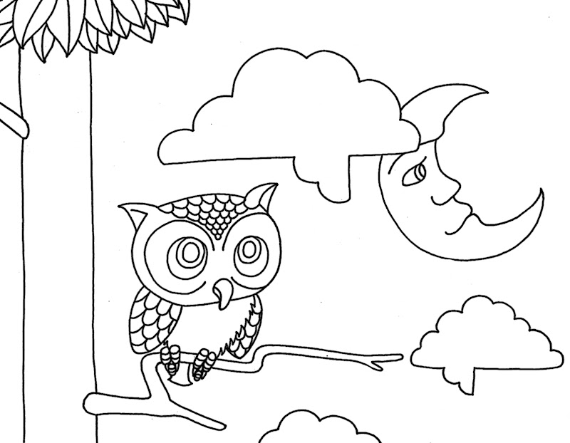Download Coloring Pages Of Owls