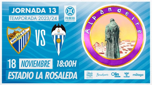 Ver en directo, en vivo y online el Málaga - CD Alcoyano