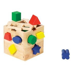 Pre-kindergarten toys - Melissa & Doug Shape Sorting Cube