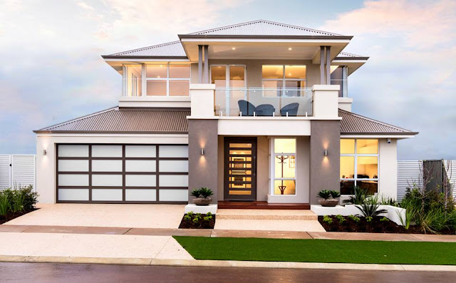 80 Desain Rumah Mewah Minimalis Modern 2 Lantai Model 