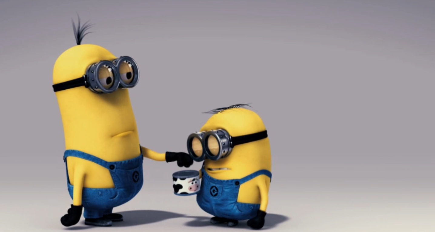 You know what are minions? They are small little yellow things like 