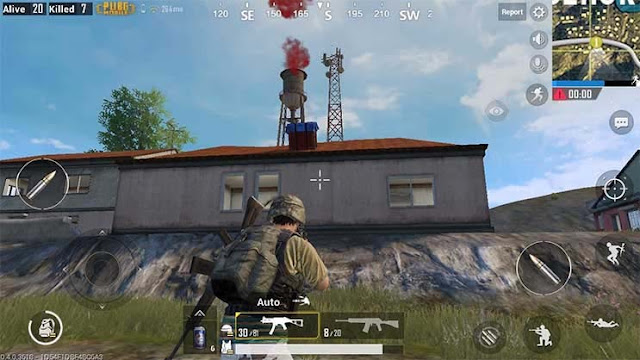 Cara Mengambil Air Drop PUBG Mobile Di Atas Rumah