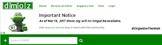 dmoz Important Notice