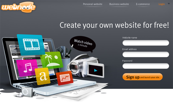 Webnode Create WebSite إنشاء موقع الكتروني مجانا مجاني المواقع المهووس للمعلوميات