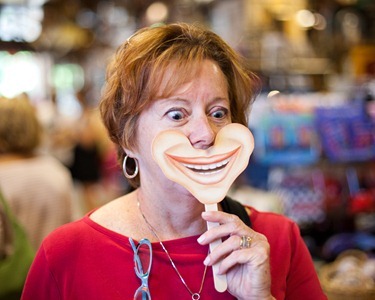 Margaret with smile