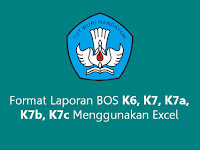 Format Laporan BOS K6, K7, K7a, K7b, K7c Menggunakan Excel