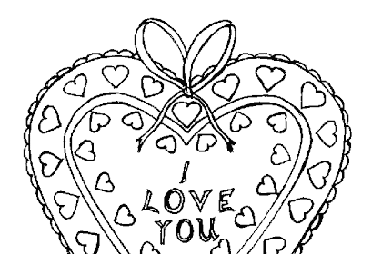 Download Printable Coloring Pages For Kids Hearts Pics