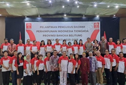 Sekda Mie Go Hadiri Pelantikan Pengurus Daerah Perhimpunan Indonesia Tionghoa