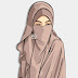 Gambar Hijab Cadar Kartun