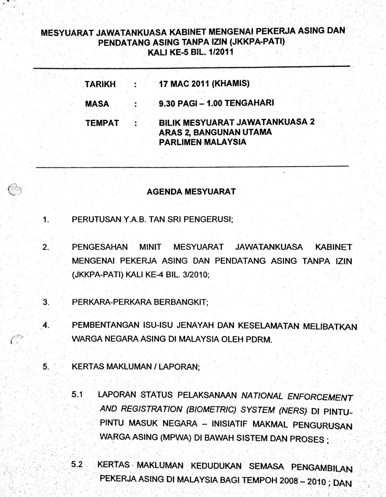 PAPARIOT: PANAS! DALANG PEKERJA ASING: DULU BIOMETRICS RM 