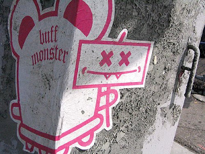 graffiti, poster graffiti and stickers by buff monsters