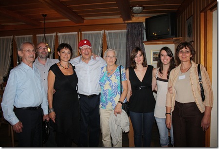 Day 4 Schwendiman party (Hans Sr., Hans Jr., Margrit (Hans sister), Dad, Vreni (Hans Sr.'s wife), Tanya and Martina, Susan