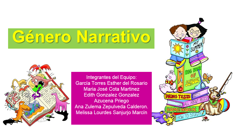 PORTAFOLIO DE EVIDENCIAS Exposición Género Narrativo