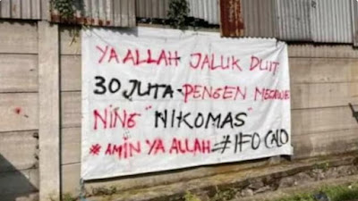 Gonjang Ganjing Baliho Retrutmen Tenaga Kerja Di PT Nikomas Gemilang Dengan Tulisan Rupiah 30 Juta  