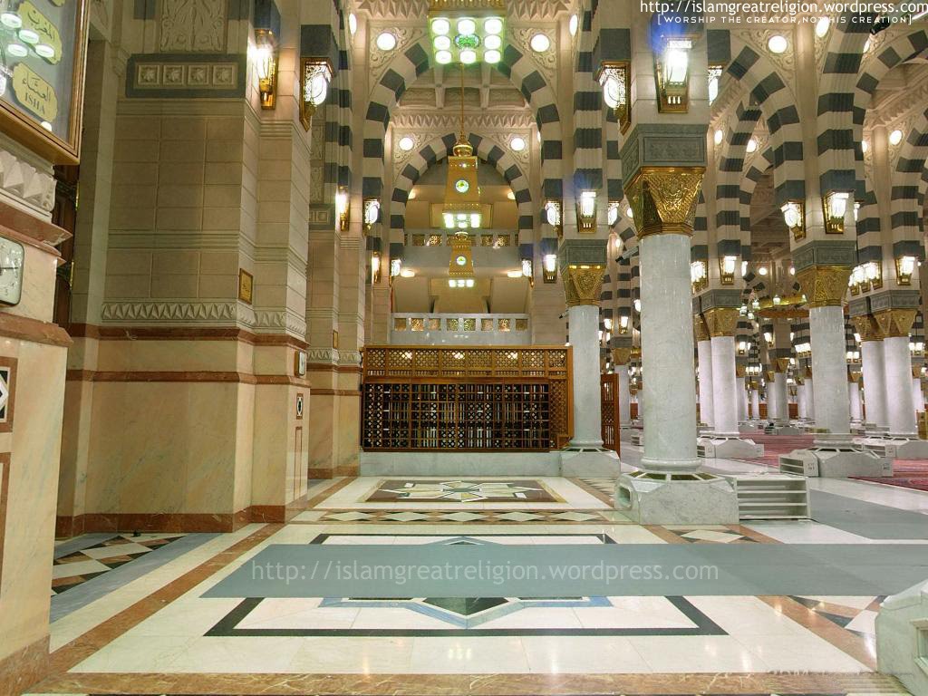 Masjid Nabawi Inside-Outside Wallpapers  Your Title