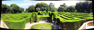 Panoramic View of Labyrinth