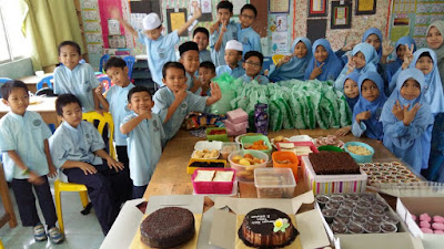 jamuan akhir tahun 2016 kek coklat cheese berhantu