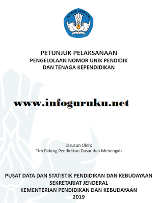 Berikut ini kami sampaikan informasi mengenai  PETUNJUK PELAKSANAAN (JUKLAK) PENGELOLAAN NUPTK 2019