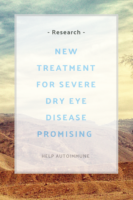 Treatment for severe dry eye disease 