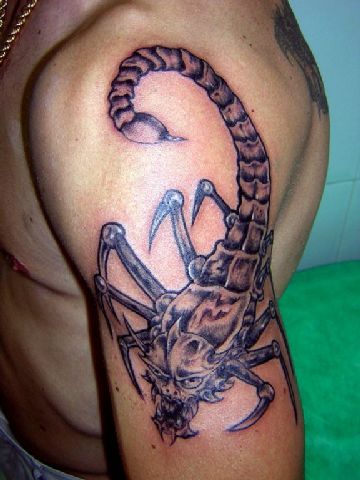 Tatuajes de escorpiones y cobras