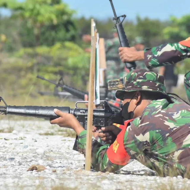 Kodim Sintang Gelar Latihan Menembak untuk Tingkatkan Kemampuan Prajurit