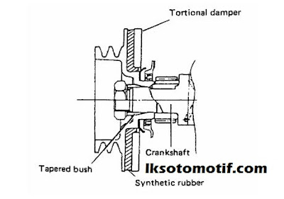 torsion damper mesin diesel