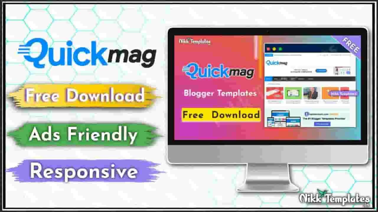 (Free) Quick Mag Magazine Blogger Template - Nikk Templates