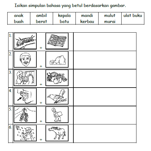 Latihan Simpulan Bahasa Bergambar [Free Download PDF ...