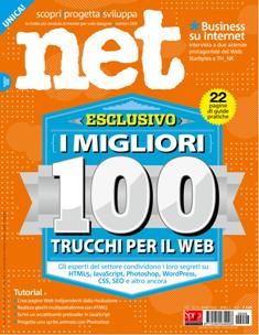 .NET 8 - Ottobre 2012 | ISSN 2240-0346 | TRUE PDF | Mensile | Computer Graphics | Programmazione
.NET, la rivista per chi ama l'arte del Web design e vuole farne il proprio mestiere, approda sull'iPad. Ogni mese i tutorial e gli approfondimenti vi aiutano a diventare dei veri esperti proponendovi le soluzioni piu'innovative ideate dai maestri del Web. La sezione Web Pro vi svela i segreti di chi ha raggiunto il successo in Rete, mentre le guide coprono argomenti come HTML5, CSS3, PHP, CMS, programmazione per dispositivi mobile e Flash.